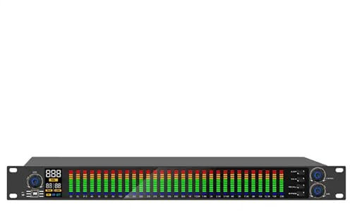 CYTBEK 31-Band Stereo Graphic EQ, Equalizer Amplifier with Customize 10 Preset Results and Automatic Noise Reduction, Independent Signal Conditioning and PC Debugging