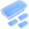 BlueEour 4 Packs Large Ice Cube Trays, Silicone Ice Cube Moulds, Big Ice Trays for Freezer Containers, Easy Release Reusable Ice Cube Maker Trays for Ice Bath Cold Plunge Tub or Coolers