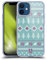 Head Case Designs Aquamarin Blau Fair Isle Winter Muster Softgelhülle Kompatibel Mit Apple iPhone 12 Mini Und Kompatibel Mit MagSafe Zubehör