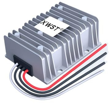 BJWVHGGE Convertidor CC de 12V a 19V, Fuente de alimentación de Impulso, 20A, 25A, 28A, regulador de Voltaje, inversor Solar, módulo Impermeable(Color:20A Aluminum XL)