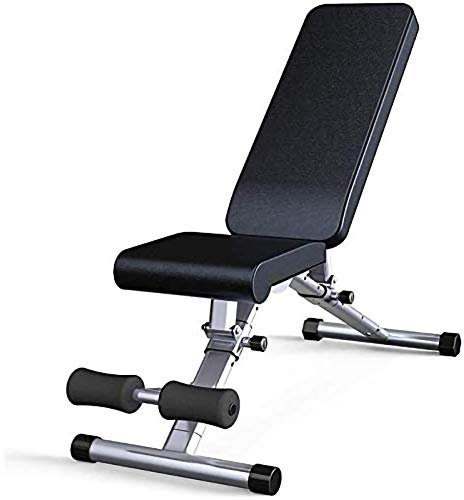Fitnessgeräte, verstellbare, schräge Klappbank, Fitnessgeräte für Zuhause oder den gewerblichen Gebrauch, zusammenklappbarer Hantelhocker, Bankdrückhocker, Mehrzweck-Hantelbänke, mehrfach verstel