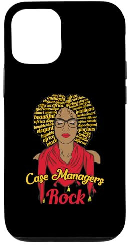 Hülle für iPhone 13 Pro Black Case Managers Rock Care Manager Patient Sozialarbeiter