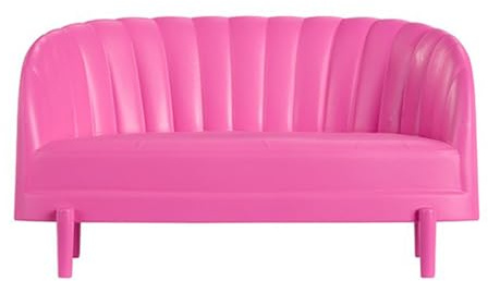 Ersatzteil für Barbie Puppe Dreamhouse Puppenhaus Spielset HMX10 - Ersatz Rosa Couch