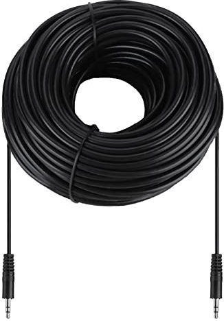 Cables de audio, cable de audio blindado de 3,5 mm para auriculares, teléfonos inteligentes y tabletas de Apple, reproductores de MP3 (10 m/15 m/20 m/30 m)(10 m) (30 m/98,4 pies)