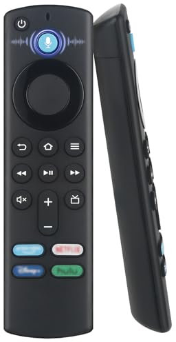 Aimdio L5B83G Sprachfernbedienung Ersatz für Fire Smart TV Stick (Lite, 4K, 4K Max, Bundle, 2. Gen, 3. Gen und Neuer) Smart TV Cube (1. Gen, 2. Gen) Smart TV (3. Gen) für Poineer TV Fernbedienung 8