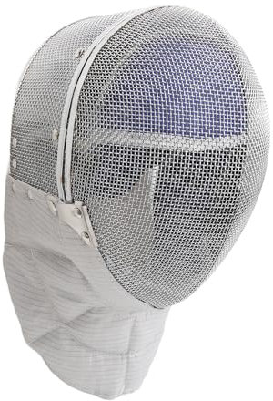 FLEXMAN Fechtmaske, Fecht Degenmaske, Stahlgeflecht, Wasserdichtes Futter, Schwert Gesichtsschutz, Schutz für Wettkämpfe, Sportliche Aktivitäten (S)