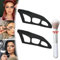 Eyetour-Lidschatten-Werkzeug, Eyetour Your GlamBestie, Eyetour Lidschattenführer, Eyeliner-Vorlage Für Frauen, Schnelle Make-up-Schablonen, Wiederverwendbare Schnelle Make-up-Schablonen Mit Pinsel