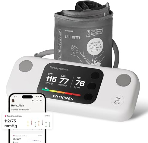 Withings BPM Vision, Tensiómetro con ECG, 2 en 1