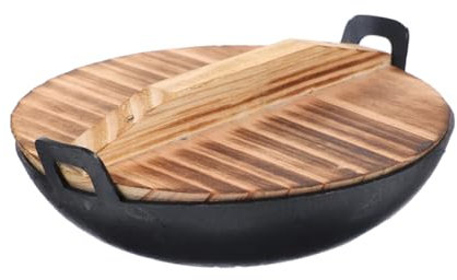 Ciieeo Mini Wok Avec Couvercle Cuisine De Maison De Poupée Accessoires De Cuisine Pour Garçon Fille Poignée Aléatoire