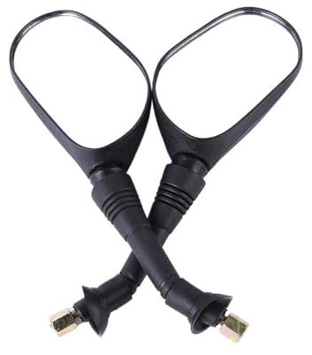 SHSUBF Motorrad Lenkerendenspiegel Motorradspiegel Blinker Rückspiegel Seitenspiegel 6mm/8mm Spiegel Gewindemaß Rückspiegel Motorradspiegel Rückspiegel