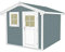 Weka Weka Gartenhaus 123 Gr. 3 grau