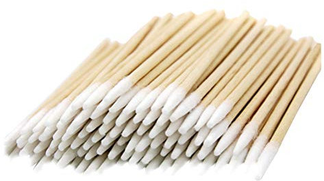Lurrose Palillo Principal Puntiagudo del Maquillaje de Algodón para Limpiar la Herramienta Cosmética 400pcs