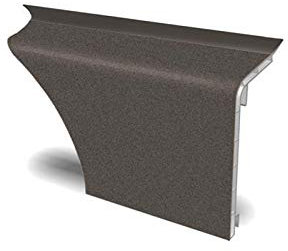 HZ SLF 2000 - Sockelleiste [Graphit] (2 Meter Sockelleiste)