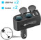 Eletrand 2-Socket Cigarette Lighter Adapter,12V/24V DC Outlet Splitter with Dual USB Ports Car Charger Compatible with iPhone, iPad, Tablet, Android, Samsung, GPS, Dashcam, Radar Detector and More