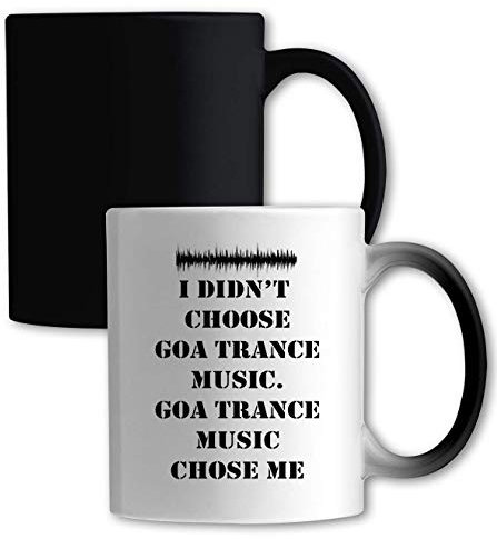 Atprints Goa Trance Music Chose Me Slogan Farbwechselbecher
