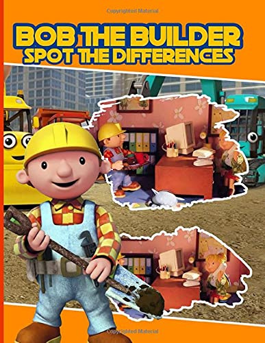 Bob The Builder Spot The Difference: Activity Picture Puzzle Books For Adults, Teenagers