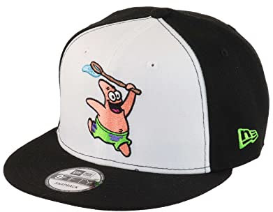 New Era Spongebob Squarepants Patrick White-Black 9Fifty Snapback Cap - One-Size
