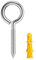 20pcs 2” 304 Stainless Screw Eyes Small Eyelet Screws Lag Eyebolt Steel Heavy Duty Hook Duty Lag Thread Eyebolt (20 pcs 2)