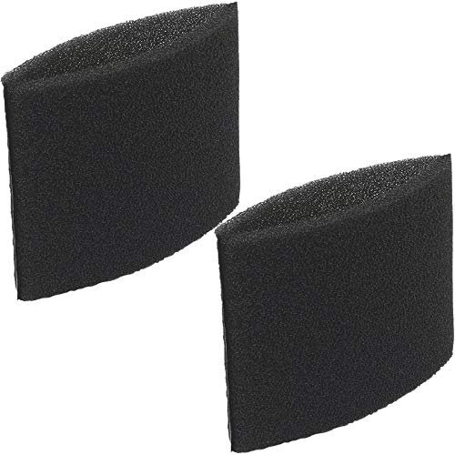 SPARES2GO Funda de filtro de espuma compatible con aspiradoras Titan Wet & Dry (paquete de 2)