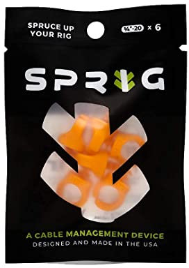 Sprig - guía para Cables 1/4-20, Pack de 6, Naranja