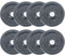 RAMROXX 10 kg Hantelscheiben Set 8x1,25 kg Gusseisen Hantel Gewicht versiegelt 28mm