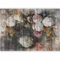 murando - Papier peint panoramique nature 350x256 cm - Revêtement mural décoration chambre salon - Design moderne - Gris beige noir - Planches de bois fleurs plantes nature ancien b-C-0943-a-a