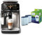 Cafetera totalmente automática Philips 5400 series EP5447/90, 12 especialidades de café, negro mate/cromo arena y filtro de agua Philips Kalk CA6903/22 Aqua Clean, paquete doble, plástico