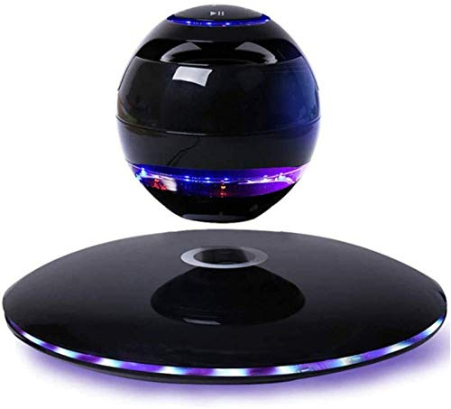 DBOATB Portable Floating Wireless Bluetooth Speaker,Suspended UFO Speaker,Stereo Surround Sound,Anti-Gravity Night Light,Mobile Computer Home Subwoofer Birthday Gift Creative Decoration