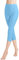 Libella 1er Pack Damen Leggings 3/4 Hose aus Baumwolle Capri-Hose mit Hohe Taille bunt Slim Fit Fitnesshose Mehrfarbig 4161 Hellblau 3XL