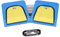Annadue USB Doppel 2 Fußschalter Steuerpedal, Bluetooth/USB Doppelform Pedalschalter, Programmierbare Computertastatur.