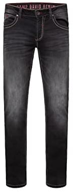 Camp David NI:CO Herren Jeans Regular Fit Stretch | gerades Bein, mittlere Leibhöhe, Denim mit Elasthan, Five-Pocket, Reißverschluss, Verschiedene Waschungen, Längen & Stretchgrade, Zeitloser Look