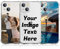AnNengJing Personalised Photo Phone case Custom Soft TPU Clear Shock Absorbing Cover for iPhone 14 Plus 6.7 - Design Your Own Phone Case with Image Text and Logo