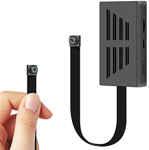 VHLTTYV Mini Video Cameras 64GB 1080P Mini Portable Nanny Video Recorder with Motion Detection Security Cameras for Home, Off