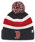 47 MLB Strickmütze für Erwachsene, unisex, Team-Farbe, Primär-Logo, Bündchen für kaltes Wetter, Einheitsgröße, Boston Red Sox Navy, Einheitsgr��e