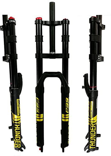 27,5/29 MTB Forcella Pneumatica A Doppia Spalla Con Tubo D'oro E Controllo Della Spalla Della Forcella Ad Aria, Tubo Verticale OD 28,6 Corsa 160MM C,29in