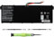 CREATESTAR AC14B18J AC14B13J Batería para Acer Aspire E3-111 E3-112M ES1-111M ES1-131 ES1-521 ES1-531 V3-111 V3-111P V5-122 V5-122P V5-132 Acer Chromebook 11 CB3-111 13 CB5-311 15 C910