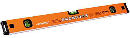 Niveau à bulle magnétique en aluminium avec miroir Niveau à bulle magnétique (150 cm de long)