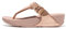 Fitflop Femme Lulu Adjustable Leather Toe-Post Sandals, Rose Gold, 56 EU