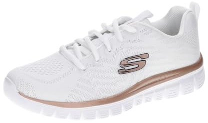 Skechers Graceful - Get Connected 12615-WTRG, Women Sneakers, White, 39 EU