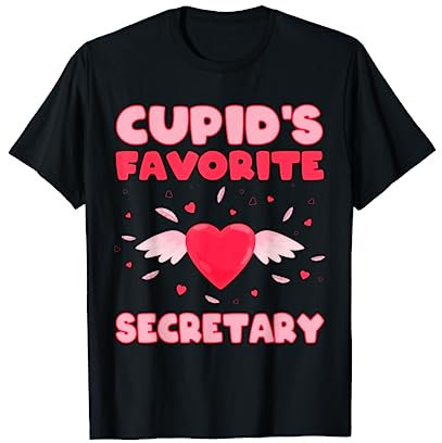 Amors Lieblingssekretärin Valentinstag für Sekretär T-Shirt