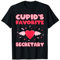 Amors Lieblingssekretärin Valentinstag für Sekretär T-Shirt