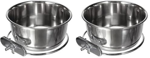 Kerbl Petits Animaux Gamelle en INOX 600 ML (Lot de 2)