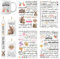 4 Stück Kerzentattoo Ostern Osterhase Kerzensticker Rub On Sticker Ostern Wasserschiebefolie Kerzen Kerzen Folie Ostern Kerzen Tattoo Ostern Aufkleber Ostern für Kerzen Keramik Tasse