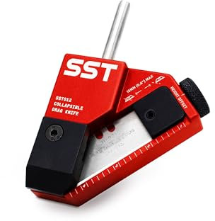 Stupid Simple Tools SST Drag Knife (1/4 Shaft), Red