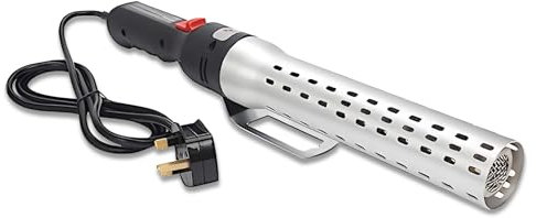 Generic Silver Electric Charcoal Fire Starter BBQ Lighter 2000W Powerful and Quick Fire Igniter Perfect for Stove,Grill, Fireplace