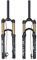 DHNCBGFZ MTB Bike Forcella Ammortizzata Corsa 24 Pollici 140mm Ammortizzatori Tubo Stretto Blocco Manuale A Distanza Forcella Aria Anteriore(Wire Control)