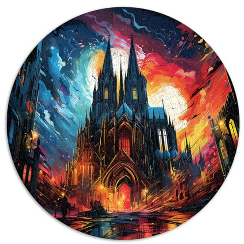 Puzzle für den Kölner Dom, Puzzle 1000 Teile für Erwachsene, 26,5 x 26,5 Zoll, Puzzle – anspruchsvolles Spiel, EIN Kunstwerk