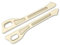 LKJHGFDS 2 Stück Autositz Lückenfüller für Buick Regal 2004-2008,Sitzlückenfüllstreifen Mit Aufbewahrungsfach Spaltfüller Auslaufsicherer Streifen Zubeh?r,A-Beige