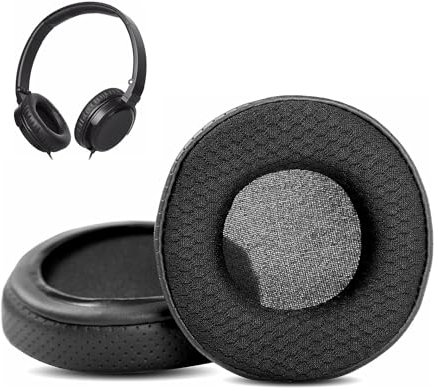 HTINDUSTRY Ersatz Ohrpolster Polster kompatibel mit Beyerdynamic DTX350M DTX350 Kopfhörern Ohrpolster mit atmungsaktivem Leder/strapazierfähigem Stoff und Memory Foam