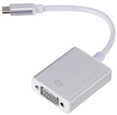 YIGZYCN Câble convertisseur USB 3.1 type C vers VGA pour ordinateur portable de bureau vers écrans ou projecteurs VGA